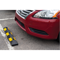 Parking Curb, Rubber, 3' L, Black/Yellow Air Extreme Inc.