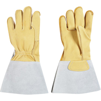 Gants pour monteur de lignes, Grand, Paume en Cuir fleur de vache, Doublure en Coton Air Extreme Inc.