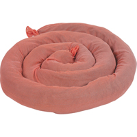 Remblais tubulaires absorbants, Mati&egrave;res dangereuses, Absorption 50 gal., 3" la x 8' lo, Pqt de 15 Air Extreme Inc.