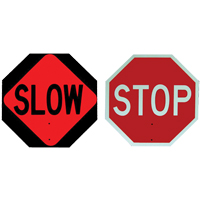 Double-Sided "Stop/Slow" Traffic Control Sign Air Extreme Inc.