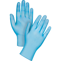 Gants jetables de calibre m&eacute;dical, Petit, Vinyle, 4,5 mils, Sans poudre, Bleu, Classe 2 Air Extreme Inc.