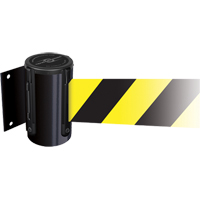 Unit&eacute;s murales Tensabarrier, Plastique, Fixation par vis, 7,5', Ruban Jaune Air Extreme Inc.