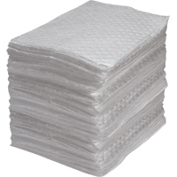Industrial-Grade Fine Fibre Sorbent Pads, Oil Only, 15" x 17", 40 gal. Absorbancy Air Extreme Inc.
