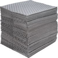 Industrial-Grade Fine Fibre Sorbent Pads, Universal, 15" x 17", 40 gal. Absorbancy Air Extreme Inc.