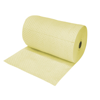 Industrial-Grade Fine Fibre Sorbent Rolls, Heavyweight, 150' L x 30" W, 70 gal. Absorbancy Air Extreme Inc.