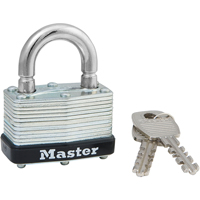 Laminated Padlock, Silver, Keyed Alike, Laminated Steel, 1-3/4" Width Air Extreme Inc.