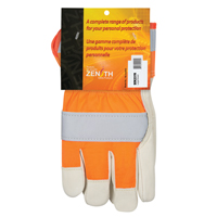 Orange High-Visibility Superior Warmth Fitters Gloves, Large, Grain Cowhide Palm, Thinsulate Inner Lining Air Extreme Inc.