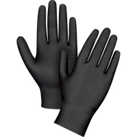 Heavyweight Tactile Grip Examination Gloves, X-Large, Nitrile, 8-mil, Powder-Free, Black Air Extreme Inc.