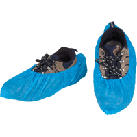 CPE Shoe Covers, Large, Polyethylene, Blue Air Extreme Inc.