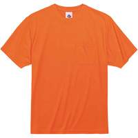 GloWear 8089 Non-Certified T-Shirt, Polyester, Small, High Visibility Orange Air Extreme Inc.