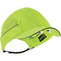 Casquette &agrave; bord court avec &eacute;clairage DEL Skullerz 8960, Vert lime haute visibilit&eacute; Air Extreme Inc.