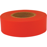 Ruban de signalisation Sub-Zero, 1,2" la x 150' lo, Rouge fluorescent Air Extreme Inc.
