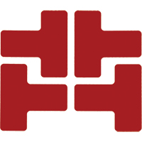 Floor Corner Marks, T, 5" L x 2" W, Red, Polyester Air Extreme Inc.
