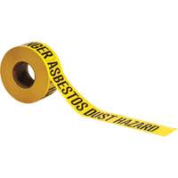 Barricade Tape, English, 3" W x 1000' L, 3 mils, Black on Yellow Air Extreme Inc.