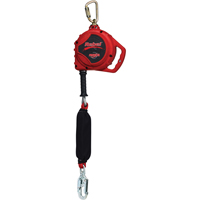 Cordage de s&eacute;curit&eacute; auto-r&eacute;tractable Rebel pour bas de pente, 20', Acier galvanis&eacute;, Pivotant Air Extreme Inc.