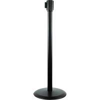 Poteaux recepteurs Slimline TensaBarrier, Hauteur de 38", Noir Air Extreme Inc.