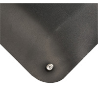 Electrically Conductive Mat No.786, 2' W x 3' L x 15/16" T, PVC, Smooth, Black Air Extreme Inc.
