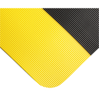 Double Duty Switchboard Mats No.720, Corrugated, 3' x 10' x 5/8", Black/Yellow, PVC Air Extreme Inc.