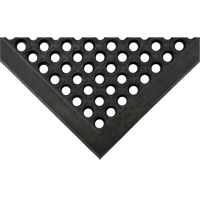 Anti-Fatigue Matting, Slotted, 3' x 5' x 7/8", Black, Natural Rubber Air Extreme Inc.