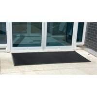 Outdoor Entrance Matting, Rubber, Scraper Type, Textured Pattern, 2' x 2-2/3', Black Air Extreme Inc.
