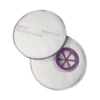 Filtre pour respirateur Diskit, Filtre contre les particules avec suppresion de vapeurs nuisibles, Vapeur organique/Filtre P100 Air Extreme Inc.