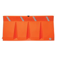 Barri&egrave;res de circulation, Rempli d'eau, 69,75" lo x 33,75" h, Orange Air Extreme Inc.