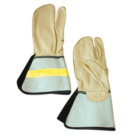1 Finger Lineman's Glove, Medium, Grain Cowhide Palm Air Extreme Inc.