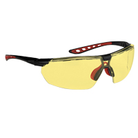 Lunettes de s&eacute;curit&eacute; s&eacute;rie Falcon Dynamic, Lentille Ambr&eacute;e, Antibu&eacute;e, ANSI Z87+/R&eacute;pond ou surpasse la norme CSA Z94.3 Air Extreme Inc.