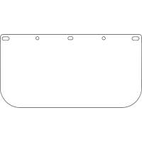 Dynamic Faceshield Visor Window, PETG, Clear Tint Air Extreme Inc.