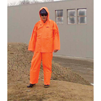 V&ecirc;tements imperm&eacute;ables Hurricane ignifuges et r&eacute;sistants &agrave; l'huile, v&ecirc;tements imperm&eacute;ables, 4T-Grand, Orange haute visibilit&eacute; Air Extreme Inc.
