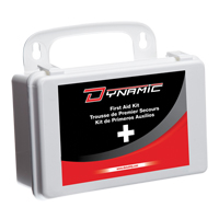 Trousse de premiers soins pour auto Dynamic, Dispositif m&eacute;dical Classe 1, Boîte en plastique Air Extreme Inc.