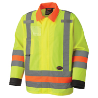 6007 Breathable Traffic Safety Jacket, Polyester, High Visibility Lime-Yellow, X-Small Air Extreme Inc.