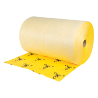 Premium Caution Rolls, Heavyweight, 150' L x 30" W, 57 gal. Absorbancy Air Extreme Inc.