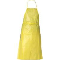 KleenGuard A70 Chemical Spray Protection Apron, Polyethylene, 44" L x 29" W, Yellow Air Extreme Inc.