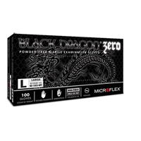 Gants Black Dragon Zero, T-petit, Nitrile, 4,5 mils, Sans poudre, Noir, Classe 2 Air Extreme Inc.