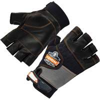 ProFlex 901 Half-Finger Leather Impact Gloves, Small, Grain Leather Palm, Hook & Loop Cuff Air Extreme Inc.