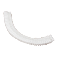 Pleated Bouffant Cap, Polypropylene, 19", White Air Extreme Inc.