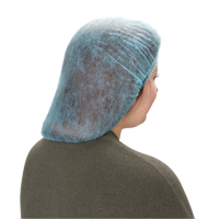 Pleated Bouffant Cap, Polypropylene, 21", Blue Air Extreme Inc.