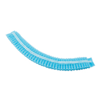 Pleated Bouffant Cap, Polypropylene, 21", Blue Air Extreme Inc.