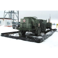 Insta-Berm L-Rod, 748 US gal. Capacity, 10' W x 10' L x 12" H, L-Bracket Air Extreme Inc.