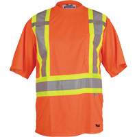 T-shirt de s&eacute;curit&eacute; Viking, Polyester, Petit, Orange haute visibilit&eacute; Air Extreme Inc.