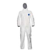 Coveralls, Small, White, Tyvek&reg; 500 Air Extreme Inc.