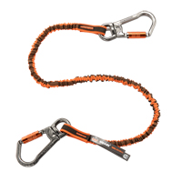 Squids&reg; 3119F(x) Double-Locking Tool Lanyard with Swivel, Bungee, Dual Carabiner Air Extreme Inc.