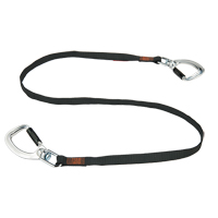Squids&reg; 3139  Double-Locking Tool Lanyard with Swivel, Fixed Length, Dual Carabiner Air Extreme Inc.