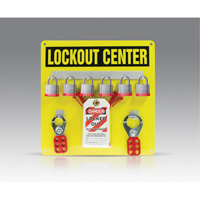 Hanger Board Kit, Laminated Steel Padlocks, 6 Padlock Capacity, Padlocks Included Air Extreme Inc.