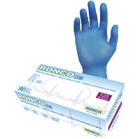 Disposable Gloves, 2X-Large, Nitrile, 4-mil, Powder-Free, Blue Air Extreme Inc.