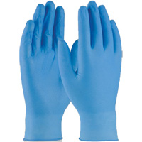 Gants jetables, Petit, Nitrile, 4 mils, Sans poudre, Bleu Air Extreme Inc.