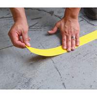 Tough-Mark Heavy-Duty Floor Marking, Rectangle, 48" L x 2" W, Yellow, Polyethylene Air Extreme Inc.