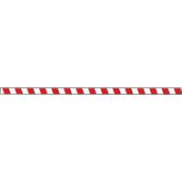 Tough-Mark Heavy-Duty Floor Marking, Rectangle, 48" L x 2" W, Red and White, Polyethylene Air Extreme Inc.