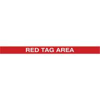 Tough-Mark Heavy-Duty Floor Marking, Rectangle, 48" L x 2" W, Red, Polyethylene Air Extreme Inc.